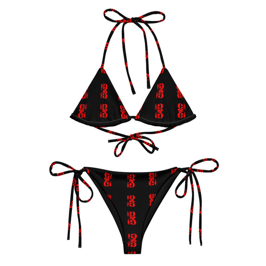 G&G Black & Red string bikini