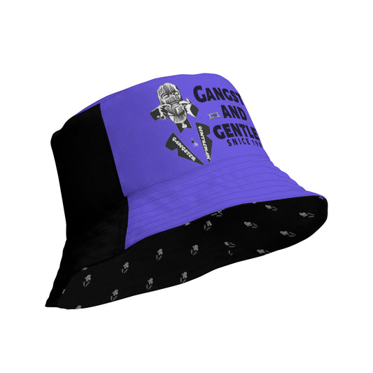 G&G Black & Purple Reversible bucket hat