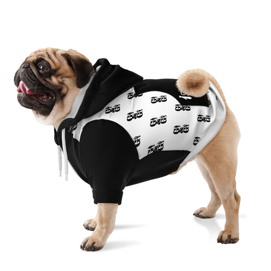 G&G Black Athletic Dog Zip-Up Hoodie